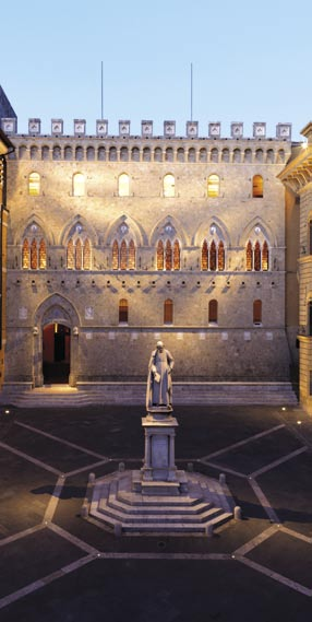 , è il mercato Come in ogni grande città del medioevo, anche a Siena fiorivano i mercati e gli scambi delle merci. Siena era un centro di commercio fra i più importanti d Europa.