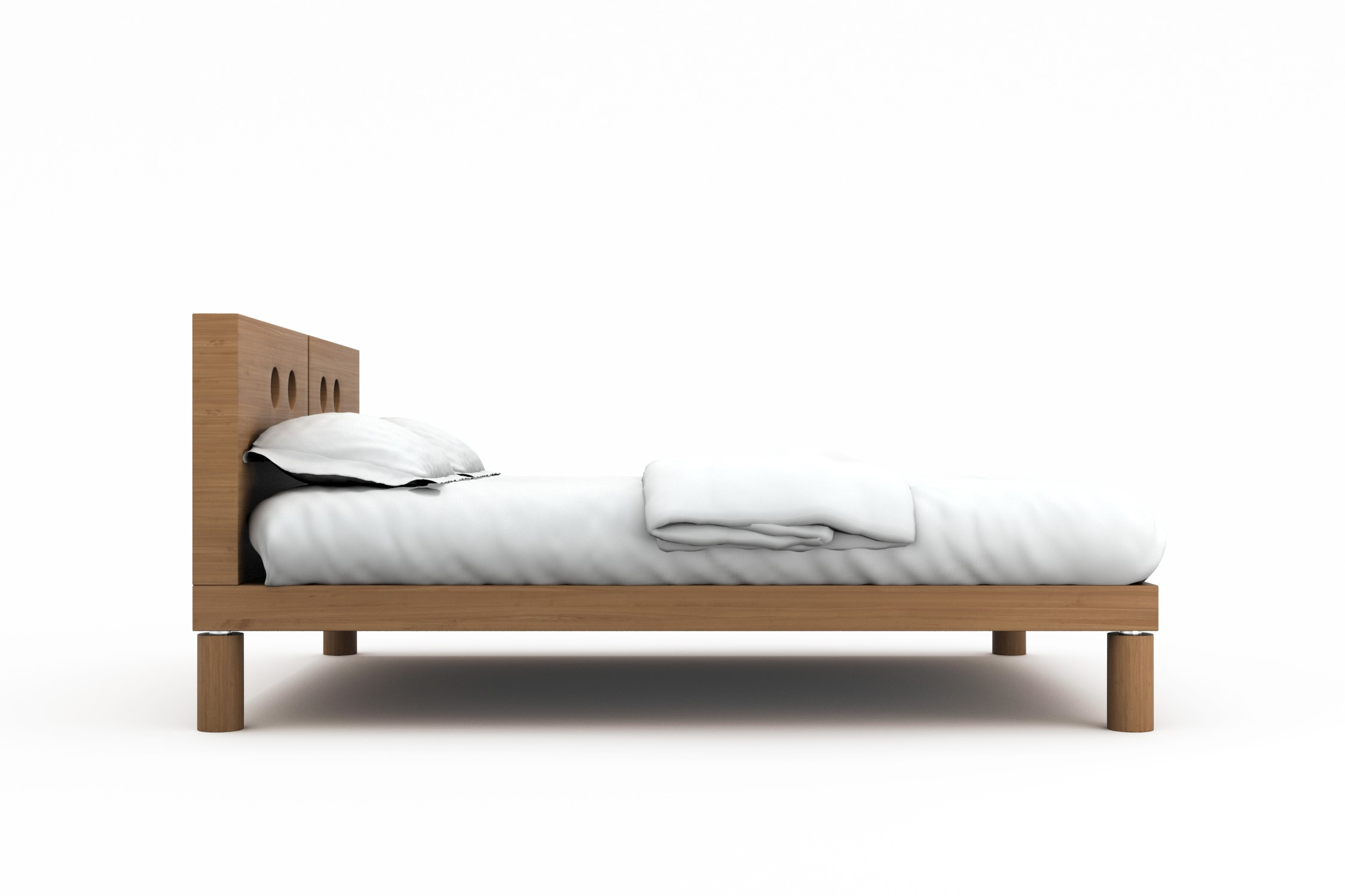 Letto Matrimoniale Letto in legno di ciliegio e laccato moro Dimensioni: -Larghezza: cm. 160 -Profondità: cm. 210 -Altezza: cm.