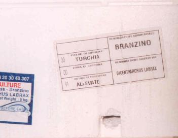 REGOLAMENTO (CE) 22 OTTOBRE 2001, N. 2065 concerne l'informazione dei consumatori nel settore dei prodotti della pesca e dell'acquacoltura 1. La denominazione commerciale della specie 2.