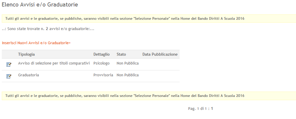 Subito dopo l inserimento verrà visualizzato un report riepilogativo, ad