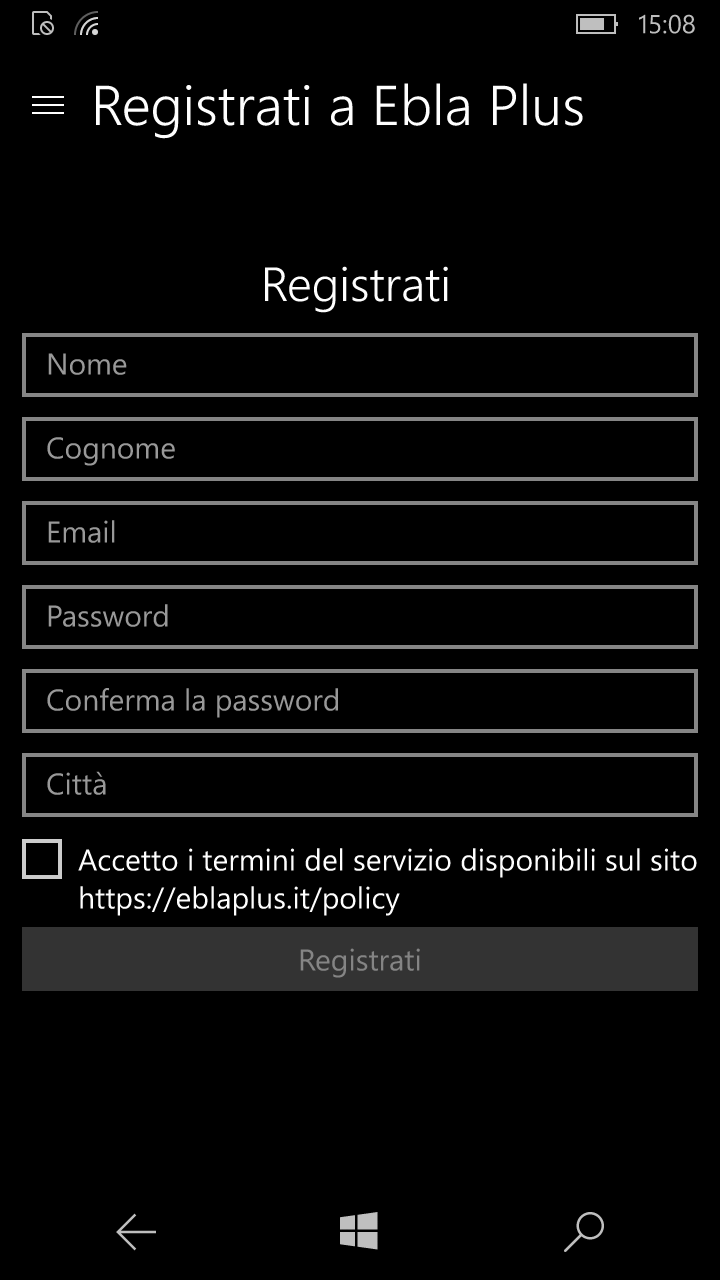 REGISTRAZIONE AL SERVIZIO CLOUD Per accedere allo spazio Cloud messo a disposizione da Brefiocart: 1. Scegliere Account dal menu laterale 2. Scegliere Registrati 3.