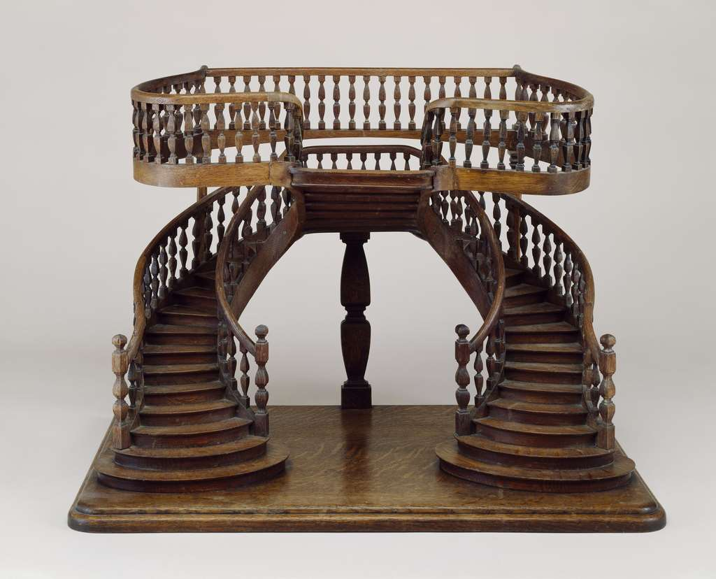 Staircase model dated mid late 19th century