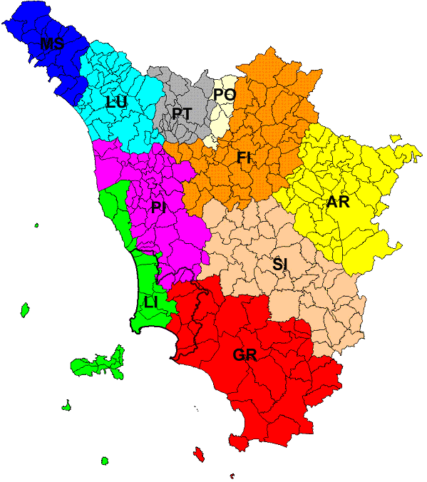 L inquadramento Geografico Perimetro Consortile alla prima costituzione Marittima, Piombino, San Vincenzo e Suvereto. Perimetro Consortile alla prima costituzione 23.