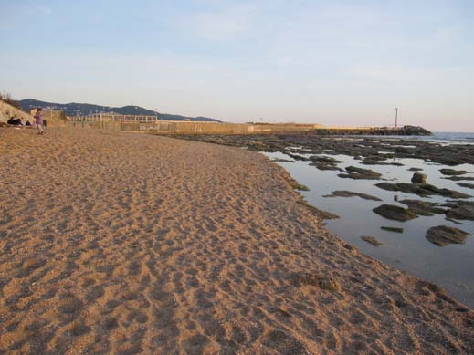 SCHEDA 03 Spiaggia della Vela Ubicazione: Viale Italia Descrizione dello stato dei luoghi: Porzione di spiaggia che si sviluppa tra gli scogli dell Accademia ed i Bagni Fiume, poco al di sotto del