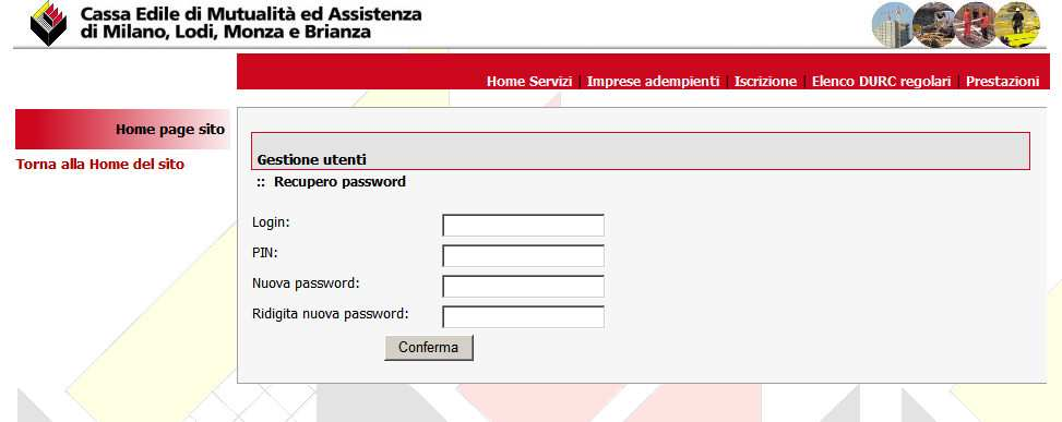 Registrazione avvenuta A registrazione conclusa, il sistema riconosce l utente (Benvenuto username scelto dall utente) il quale ha la possibilità di accedere a