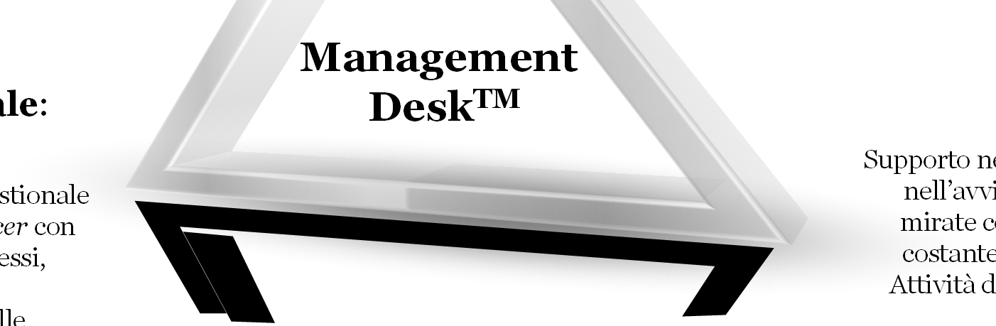 Management Desk TM : gestione del credito in outsourcing 5 Management Desk TM propone il Full Outsourcing per la gestione del credito: l integrazione di diverse expertise al fine di individuare lo