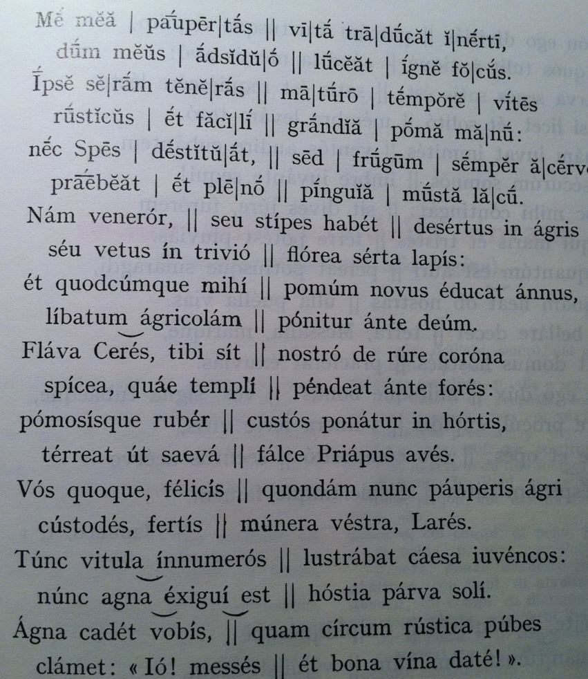 6. Bibliografia sommaria F. Cupaiolo, Bibliografia delle metrica latina, Napoli 1995. G. Bernardi Perini, Fondamenti di metrica latina, Verona 1971. S.