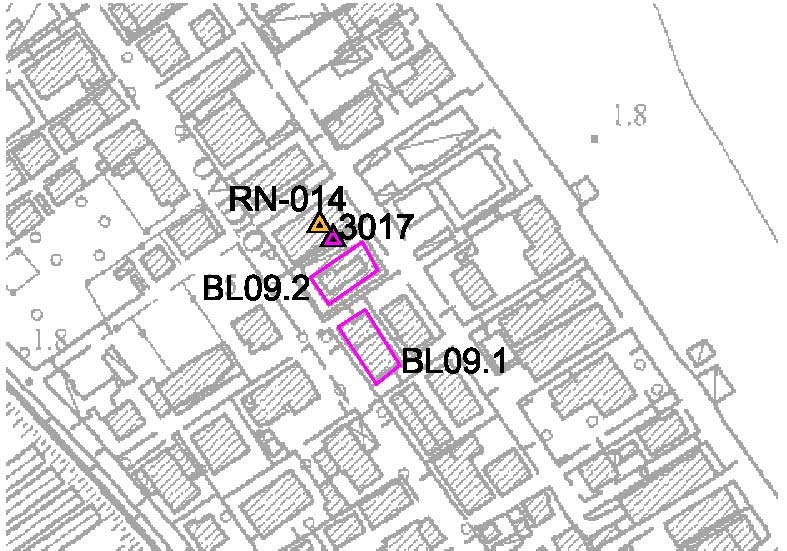 Cartografia punti di misura LEGENDA RFI Edifici oggetto di misurazione CAMPAGNE DI MONITORAGGIO 2001-2006 Sito di misura Descrizione punto di misura Data E (V/m) BL09.