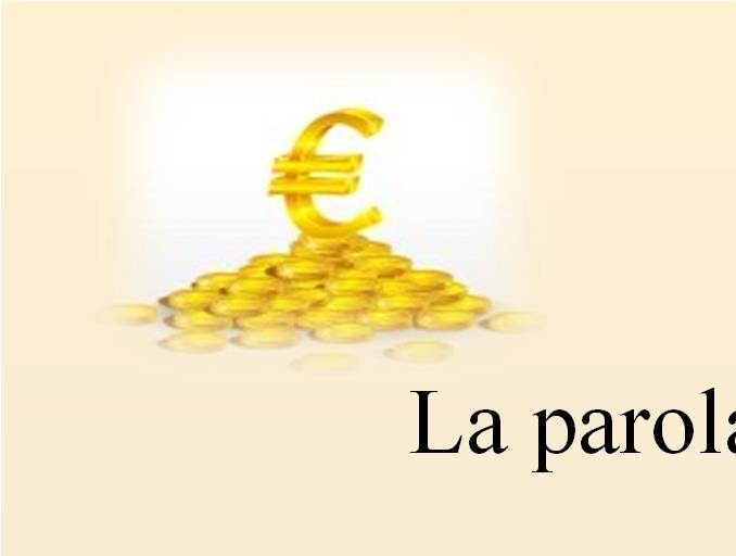 ECONOMIA La parola economia deriva dal greco e