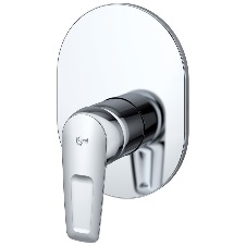 Lavabo asimmetrico a consolle marca DURAVIT modello DURASTYLE art. 232580 (con bacino a sinistra) oppure art. 232680 (con bacino a destra), dimensioni mm. 800x480, completo di semicolonna art.