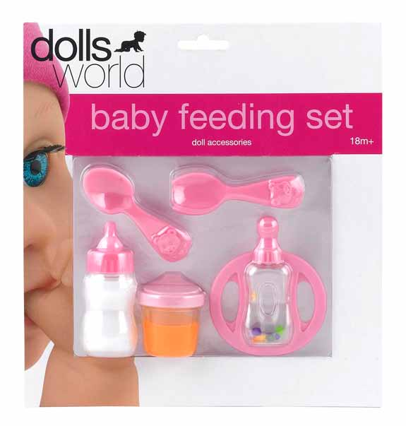 22 8709.PET : BABY FEEDING SET : Set biberon e bicchiere magici + posate.