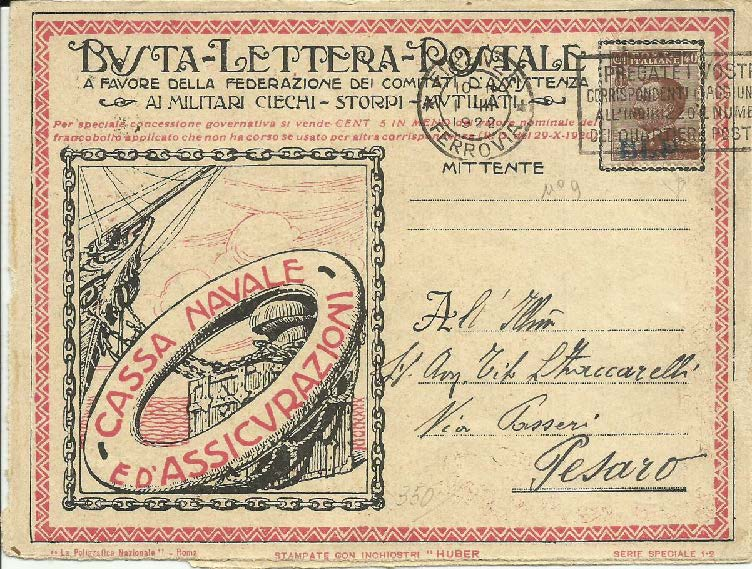 Birra Paszkowski - Serie Toscana n 1 - Tipografia La Poligrafica Nazionale 03/04/1922 - da Modena per Milano - Lettera affrancata in tariffa 40 cent.