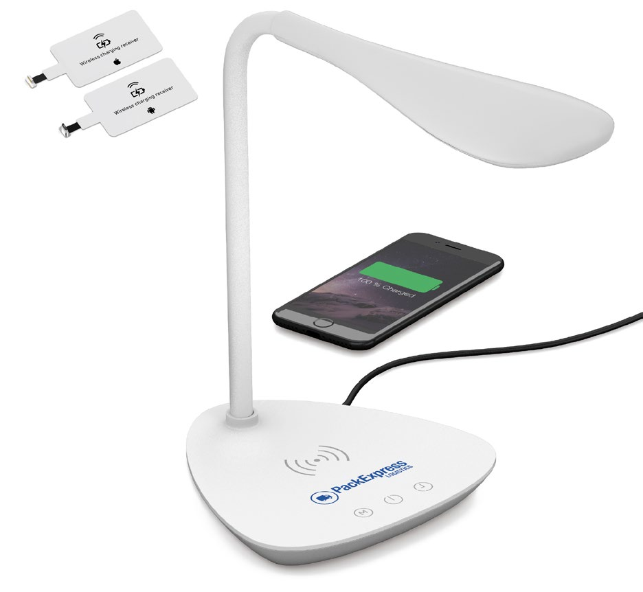 Energia portatile Adattatori in opzione Ricarica del telefono NUOVO LAMPADA A INDUZIONE UNA LAMPADA DAL LOOK MODERNO CHE RICARICA IL VOSTRO TELEFONO Lampada alta luminosità composta da 40 led basso