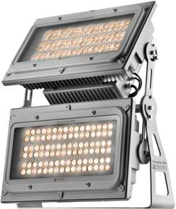 13 THE OUTDOOR LED DIMENSION SURFACE MOUNT SOLUTIONS POWERSHINE MK2 D POWERSHINE MK2 D uses a total of 192 powerful RGBW, warm, cold or dynamic white LEDs and is available with a vast choice of