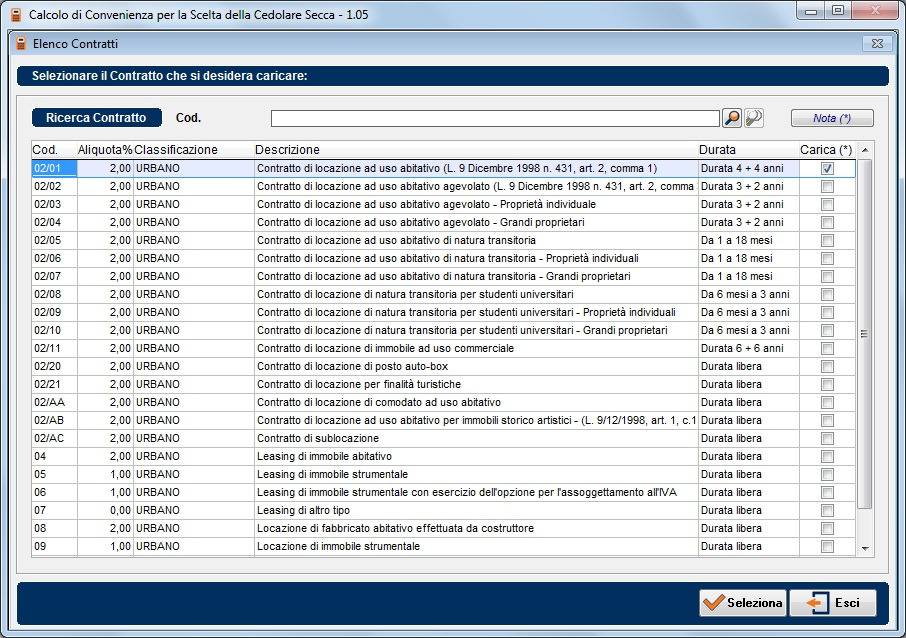 / Incarico di Mediazione / Incarico di Mediazione interessi sul deposito cauzionale: nuova sezione Calcolo degli Interessi.