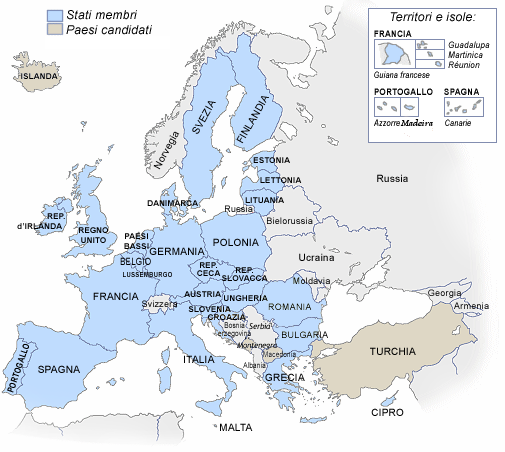 Dalla Cee a 6 alla Ue a 28