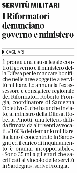 A cura dell Ufficio Stampa Ritaglio stampa ad uso