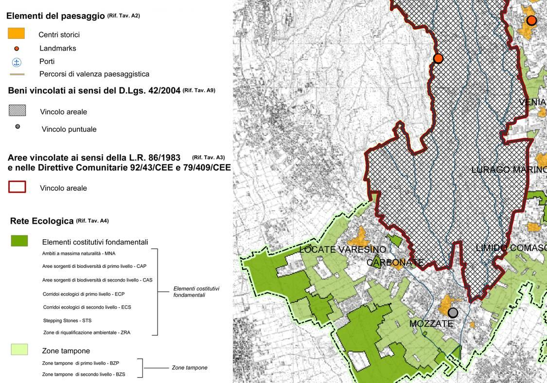 dispersione degli ambiti insediativi sul territorio, che porterebbero ad un uso irrazionale della risorsa suolo e ad un peggioramento sensibile della qualità della paesaggio.