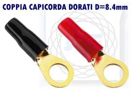 Connettore rapido 2poli composto da 1 corpo PVC e 2+2 Faston Maschi/femmine Passo GB411583 KIT 10 FAST.FEM+10 COPRI L=4.