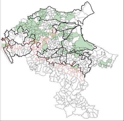 Misura 214/b PSR Miglioramento qualità dei suoli Ambito territoriale operativo Comune con