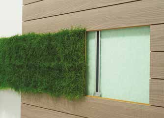 RIVESTIMENTI ACOUSTIC GREEN Le nostre pareti green, abbinate al legno ed alle ceramiche non sono solo finiture di alto valore estetico, ma apportano allo spazio vitale diverse caratteristiche
