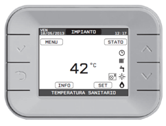 Sistema ibrido ad incasso HYBRID BOX SYSTEM Hybrid BOX + caldaia + collettori solari + pompa di calore forma un sistema in classe A+ Sistema ibrido integrato termoautonomo ad incasso Idoneo per