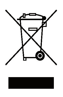 Manutenzione Il simbolo sulla destra indica che le apparecchiature elettriche ed elettroniche non devono essere gettate nei rifiuti domestici.