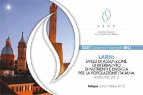 LARN 2012 Apporti di riferimento giornaliero per la popolazione italiana: assunzione raccomandata di minerali Assunzione adeguata Limiti massimi tollerabili Età (anni) Na (g) K (g) Na (g)