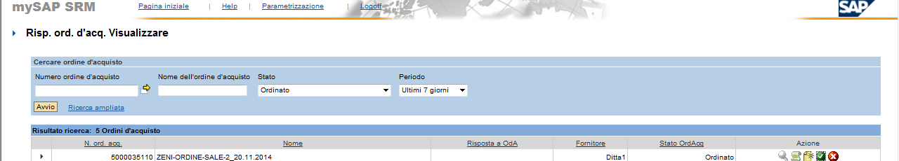 2.B - RIFIUTARE L ORDINATIVO DI FORNITURA 1.