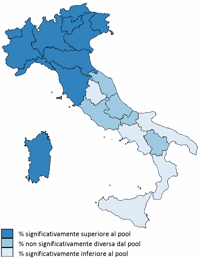 Rispetto del divieto di fumare nei luoghi pubblici Nel periodo 2009-12 il 93% delle persone intervistate ha dichiarato che il divieto di fumare nei luoghi pubblici è rispettato sempre (79%) o quasi