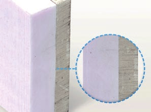 Tipologie di isolante WALL K2 con isolante termico in polistirene espanso (EPS).