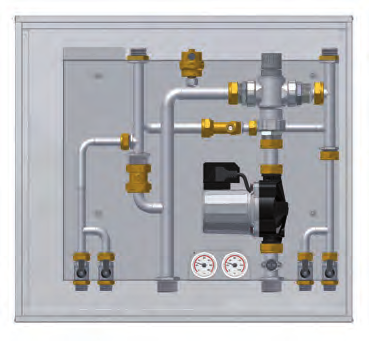 CALDAIE CONDENSING IN ESAURIMENTO Accessori idraulici Soluzioni per impianti misti alta-bassa temperatura Kit bassa temperatura standard Kit per il collegamento di tutte le caldaie