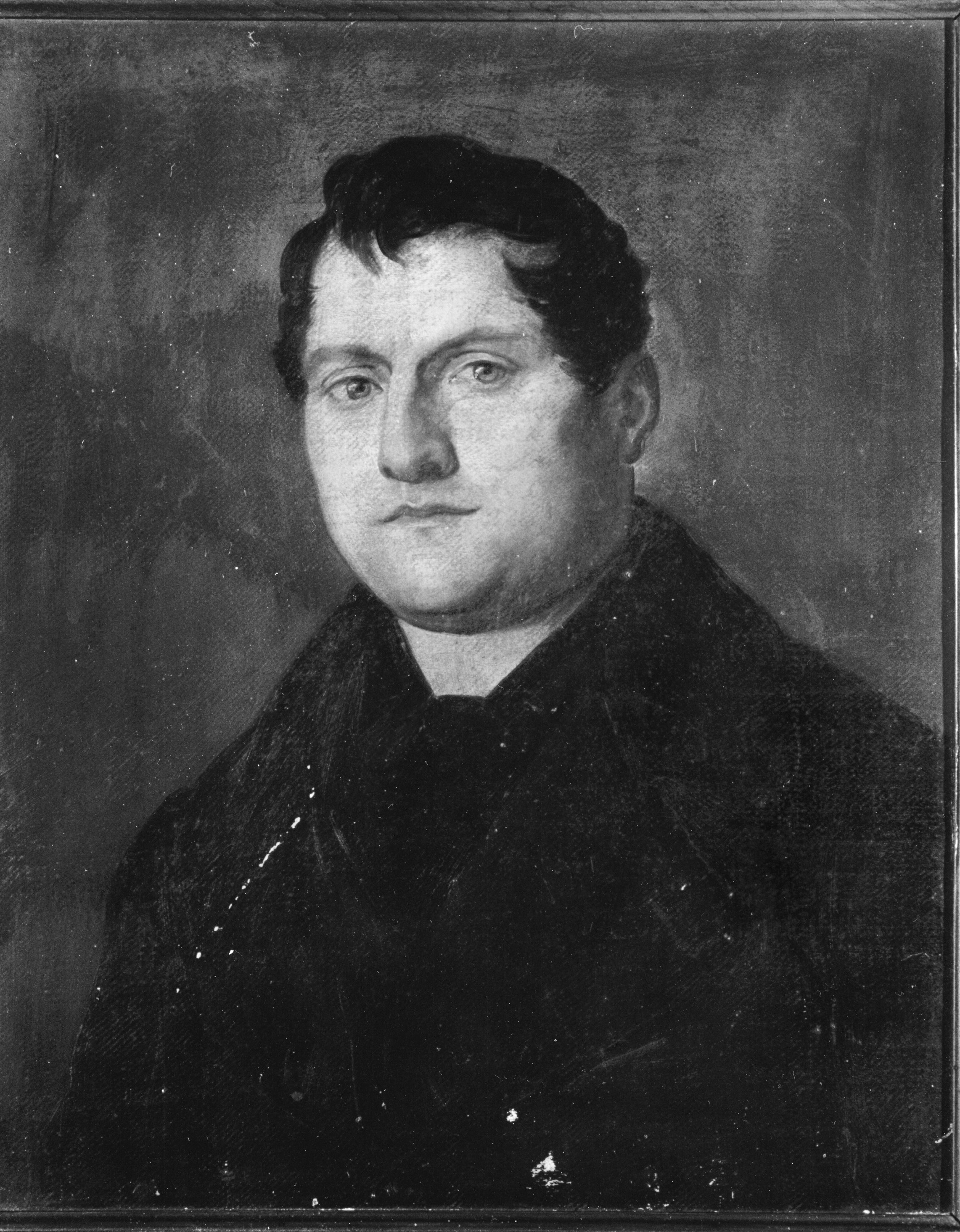 5 - Enrico Mazza (1814-1888) q. Carlo Francesco. Olio su tela, collezione privata, Treviglio. L ingegnere lascia due figli, Carlo (1853-1927) (pag.
