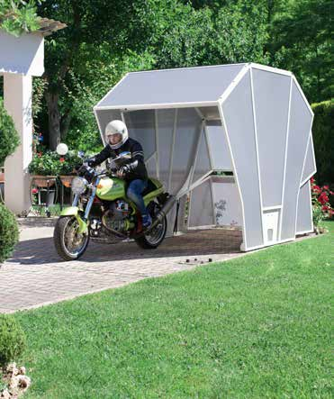 GAZEBOX MOTO Il garage esclusivo e moderno per la vostra moto, il vostro quad e con