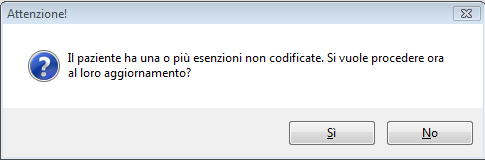 1 Nuova gestione delle esenzioni Cambiano gli automatismi usati in fase prescrittiva per associare e stampare l esenzione.