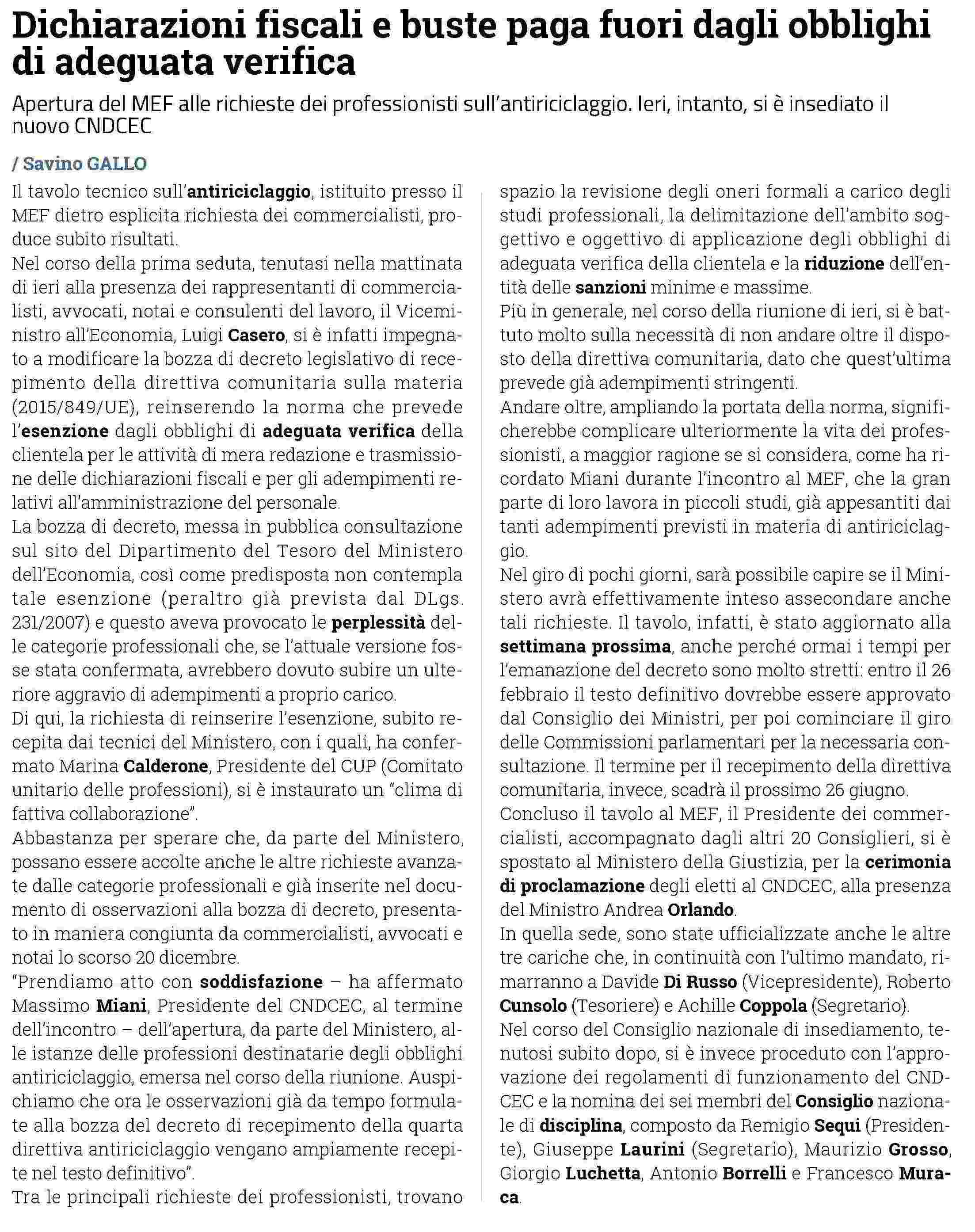 Quotidiano 6 1 Consiglio