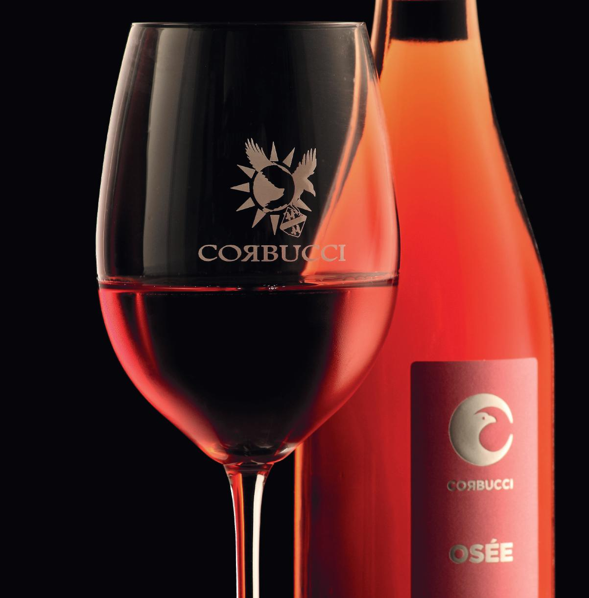 OSÉE Toscana Rosato IGT Sangiovese 100%. Sant Andrea a Gavignalla, frazione di Gambassi Terme (Firenze-Toscana) in vigneti con un età che varia dai 50 ai 10 anni.