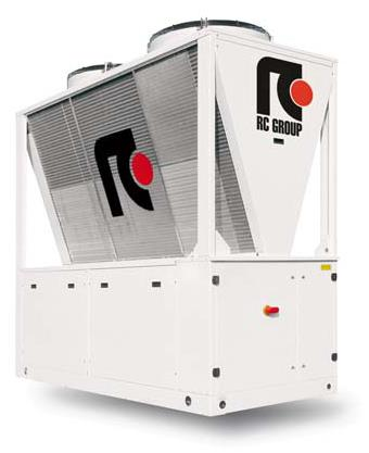 LE UNITA MULTIFUNZIONE Schemi frigoriferi di una pompa di calore ad aria con tre scambiatori per acqua (impianto a sei tubi): uno di raffreddamento EV, uno di riscaldamento SC e uno di produzione