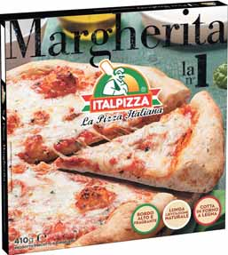 Pizza Margherita surgelata 410