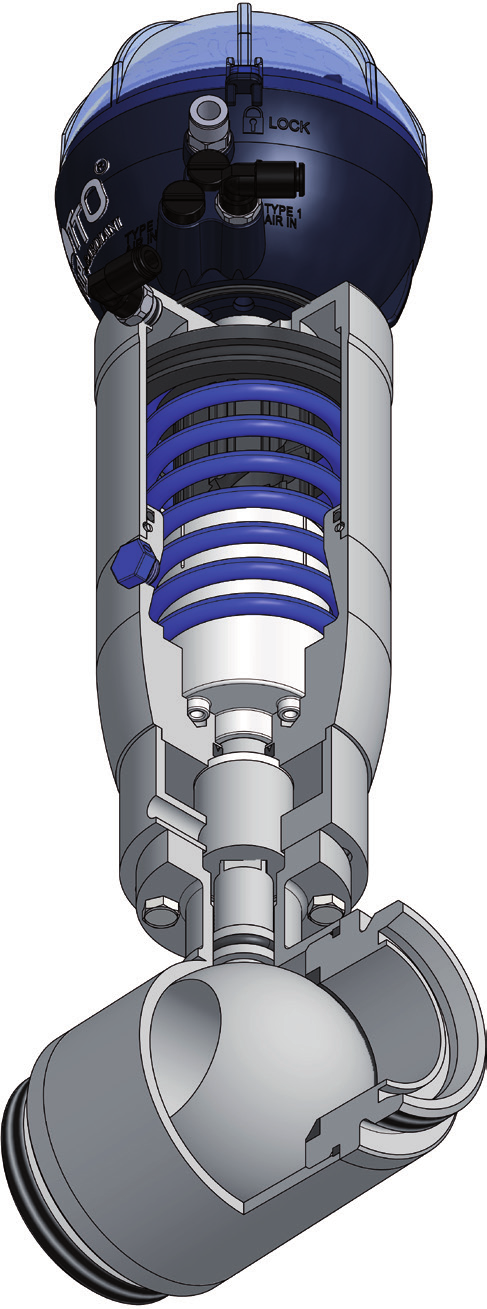 4404) PTFE + FKM Altre connessioni a richiesta Altro materiale a richiesta Altro materiale a richiesta 160 C (320 F) Per temperature diverse, contattare -20 C (-4 F) Bardiani Valvole Pressione