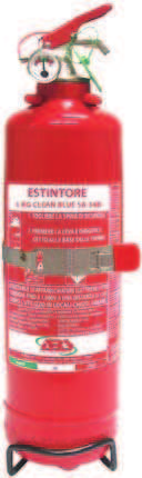 1 Pressurizzati Estintori Clean Blue Eco Gas - EN 3.