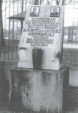 183 Praticello di Via Tragni Cippo Trattasi di un cippo in marmo bianco con epigrafe in rilievo e fotoceramiche dei caduti.
