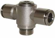 RA10 T centrale maschio conico girevole Swivelling taper male t fitting 21.158.R18T4 R1/8 - T4 25 21.158.R14T4 R1/4 - T4 25 21.158.R18T6 R1/8 - T6 25 21.158.R14T6 R1/4 - T8 25 21.158.R18T8 R1/8 - T8 25 21.