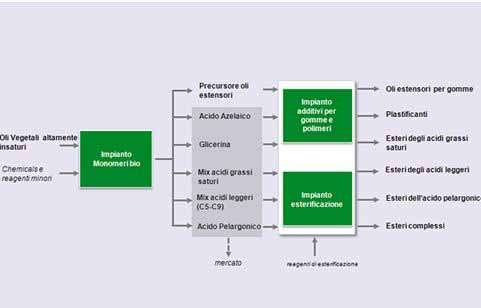 Lo schema produttivo Il centro di ricerca, operativo dal 13 febbraio 2012, include un laboratorio di analisi e 7 impianti pilota e si sviluppa complessivamente su un'area di oltre 3.500 m2.