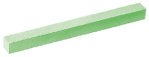 Pietre lucidanti PT 880... Lunghezza totale = 150 mm Materiale abrasivo: carbide di silicone Colore: verde Materiale che si lega in modo un po' più forte rispetto al PT 850.