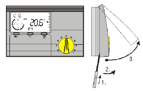 essere fissato a circa 1,5 m da terra - non deve essere installato in prossimità di porte o finestre, apparecchi di cottura, termosifoni, ventilconvettori o più in generale da situazioni che possono