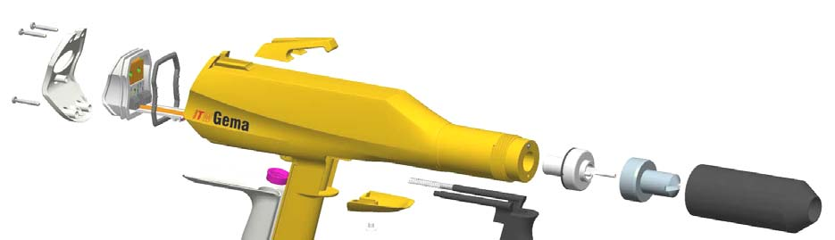 Pistola manuale OptiSelect - lista delle parti di ricambio 14