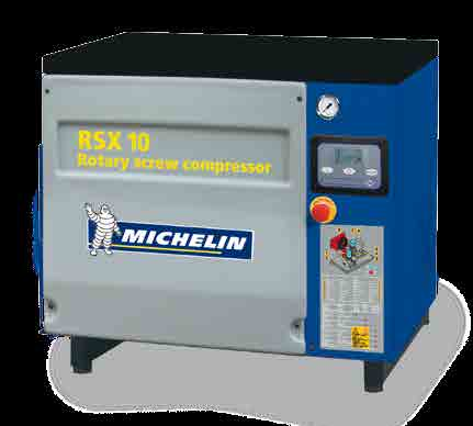 Rotary Screw Air Compressors RSX 10 - RSX 15 - RSX 20 Control Panel Pannello di controllo Electric motor and components Motore e quadro elettrico Cooling system Sistema di ventilazione Encapsulated