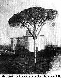 L edificio di Villa Altieri è di proprietà della Città metropolitana di Roma Capitale, ed attualmente nella fase
