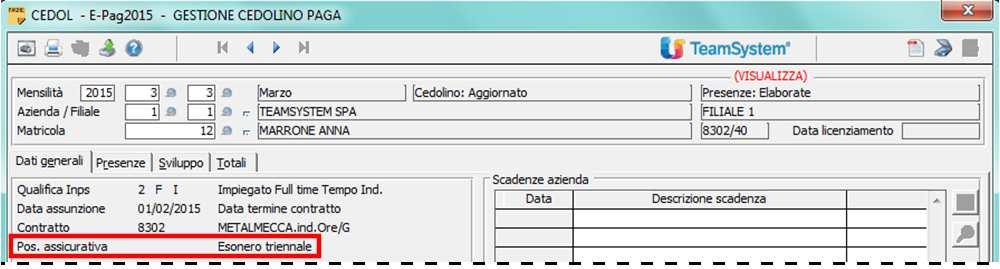 Aggiornamento e stampa Tale scelta, oltre alla stampa sopra descritta, consente di procedere al calcolo dell incentivo arretrato per i mesi di gennaio e febbraio.